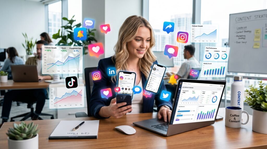 social media marketing services in Enfield