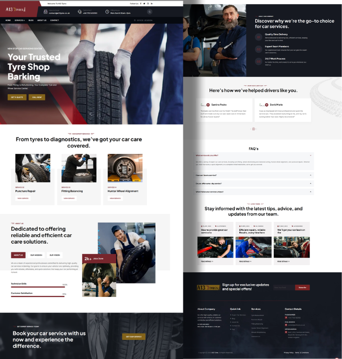 A13 Tyre portfolio
