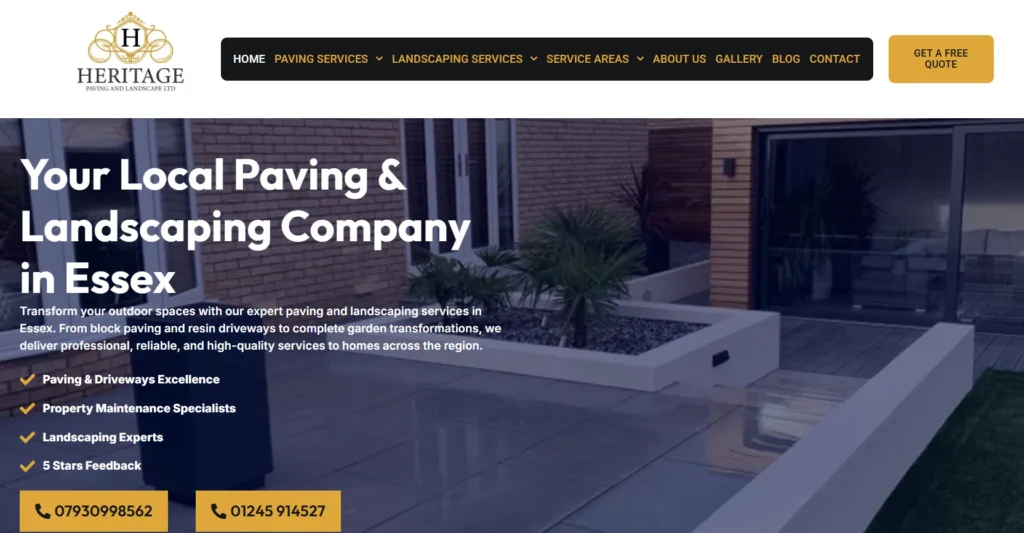 Heritage paving case study