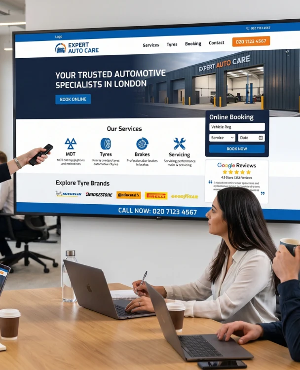 Tyre & Automotive Website Design