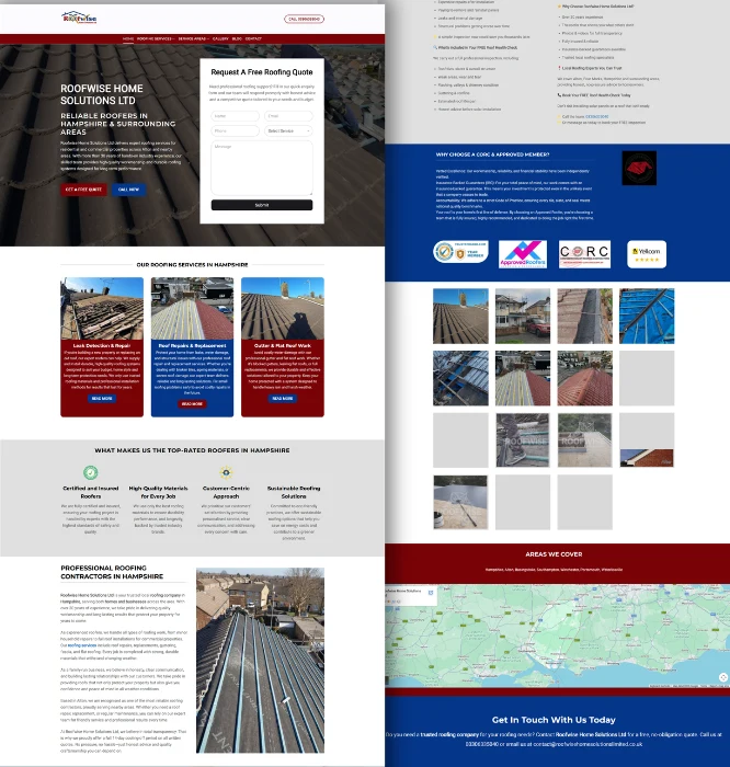 Roofwise Home Solutions Web Portfolio 1 Roof Wise Home Solutions Web Portfolio