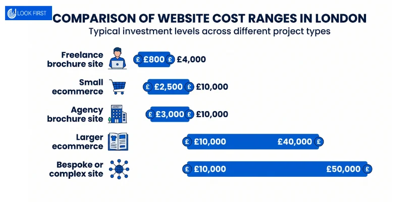 How Much Does a Website Cost in London? A 2026 Pricing Guide 3 website design cost UK