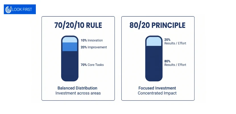 The 70/20/10 Rule: How Westminster Firms Should Split Their Digital Marketing Budget 3 70_20_10 Rule vs 80_20 Principle