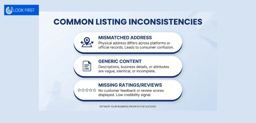 Listing Inconsistencies