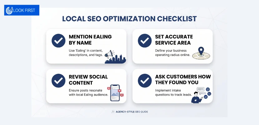 What's Different About Digital Marketing In Ealing vs Central London 4 Local seo optimisation checklist