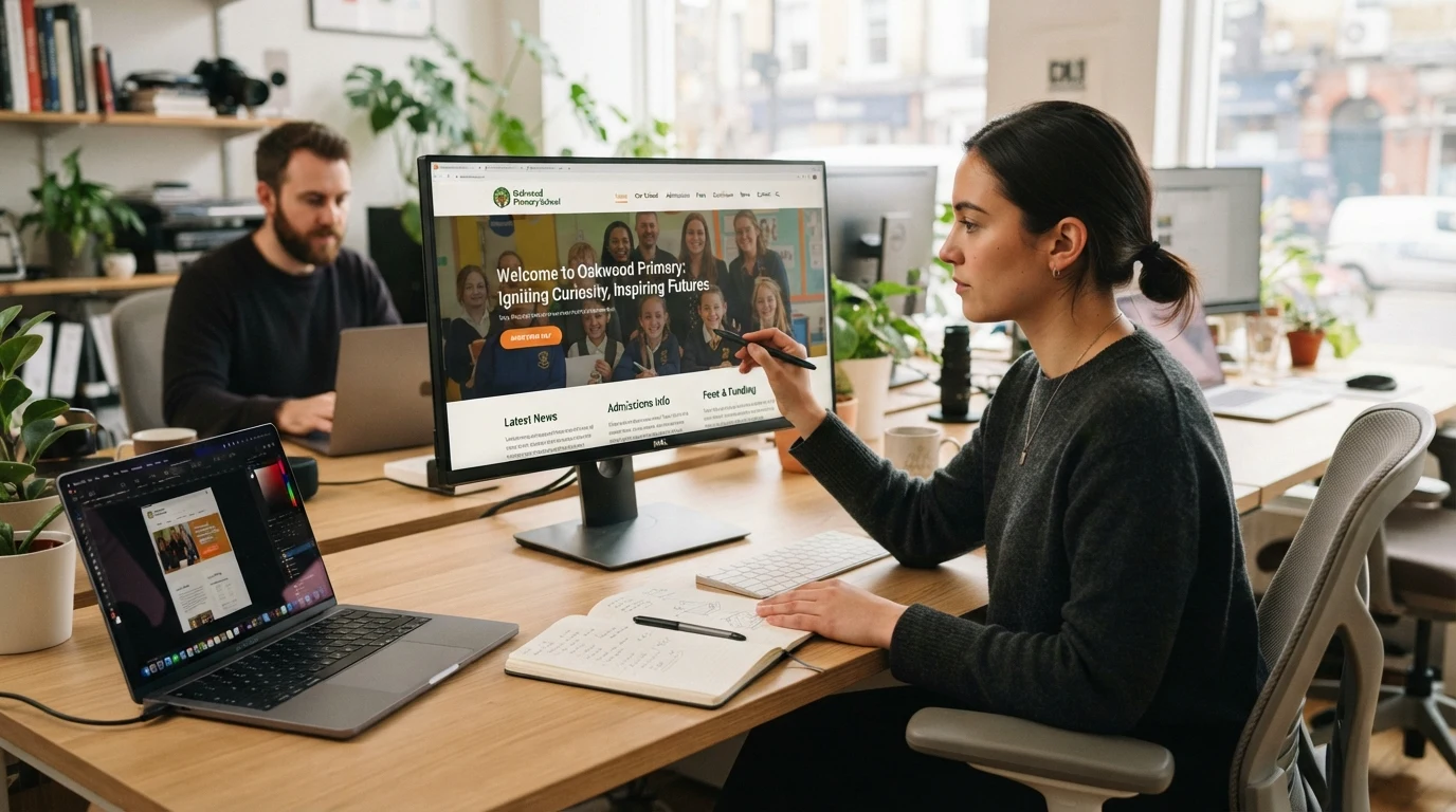 Education website design in london